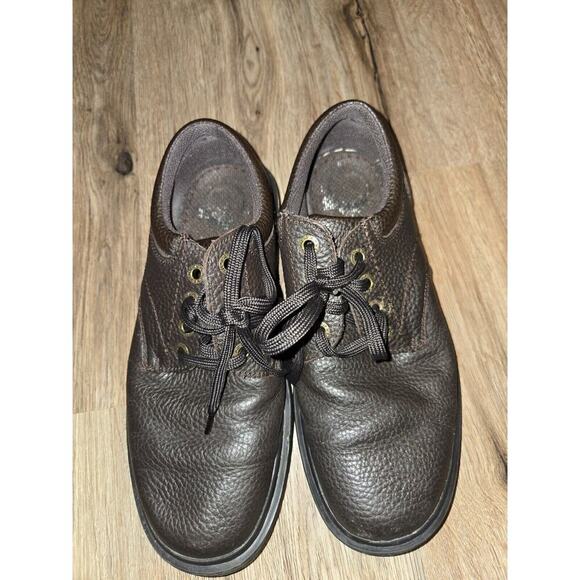 Dr Martens Ashfeld Shoes Mens 9 Brown Pebbled Leather Oxfords Casual Business - Picture 9 of 14